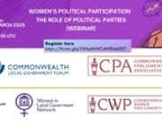 Women's political participation webinar